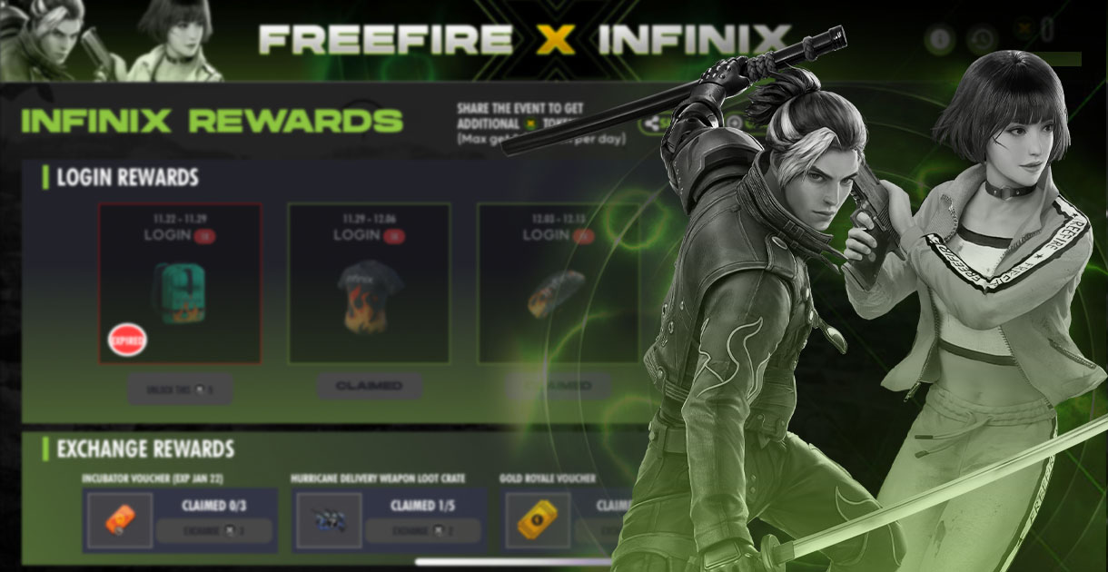 Parceria Free Fire e Infinix promove celulares e dá desconto na compra de  aparelhos