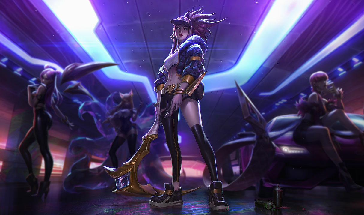 league of legends all star akali